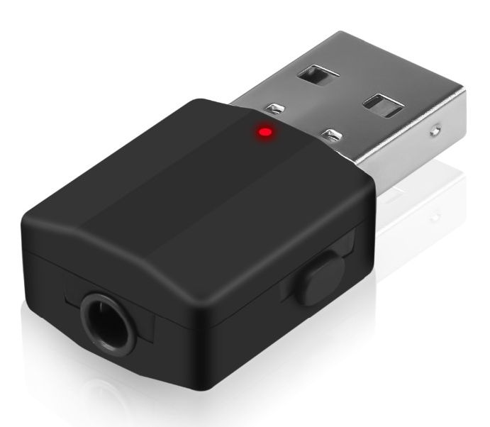 Беспроводной аудио адаптер Bluetooth 5.0 RX/TX, BT-600, черный