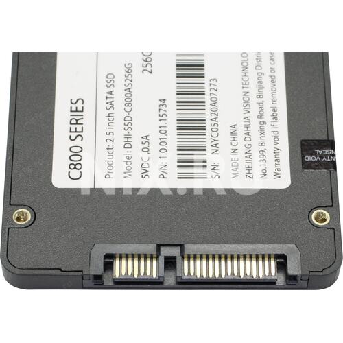 Жесткий диск Dahua C800 Lite 256GB DHI-SSD-C800RS256G (2.5, SATA III, 3D NAND TLC)