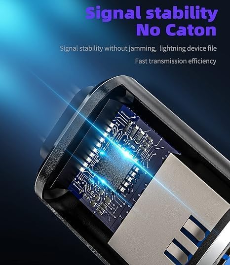 Адаптер - переходник Lightning - USB3.0, черный