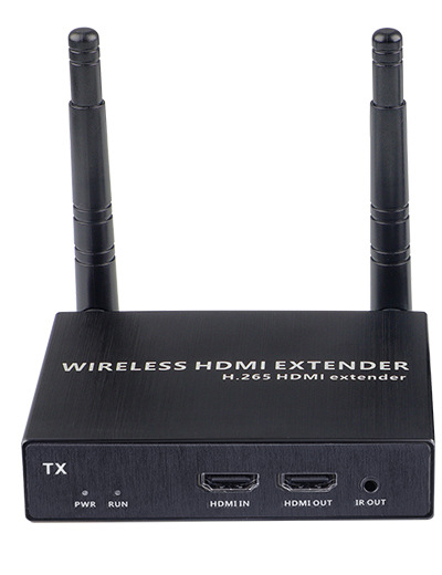 Передатчик удлинителя сигнала HDMI по Wi-Fi до 100 метров, активный, FullHD 1080p, черный