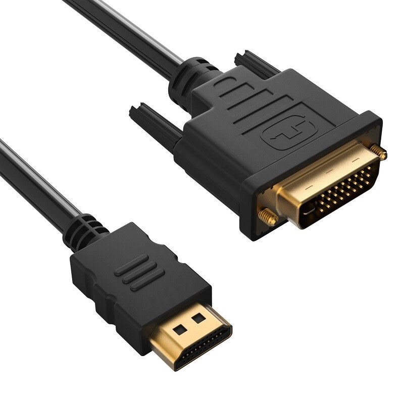 Кабель HDMI - DVI-D, папа-папа, 10 метров, черный Кабель HDMI - DVI-D, папа-папа, 10 метров, черный