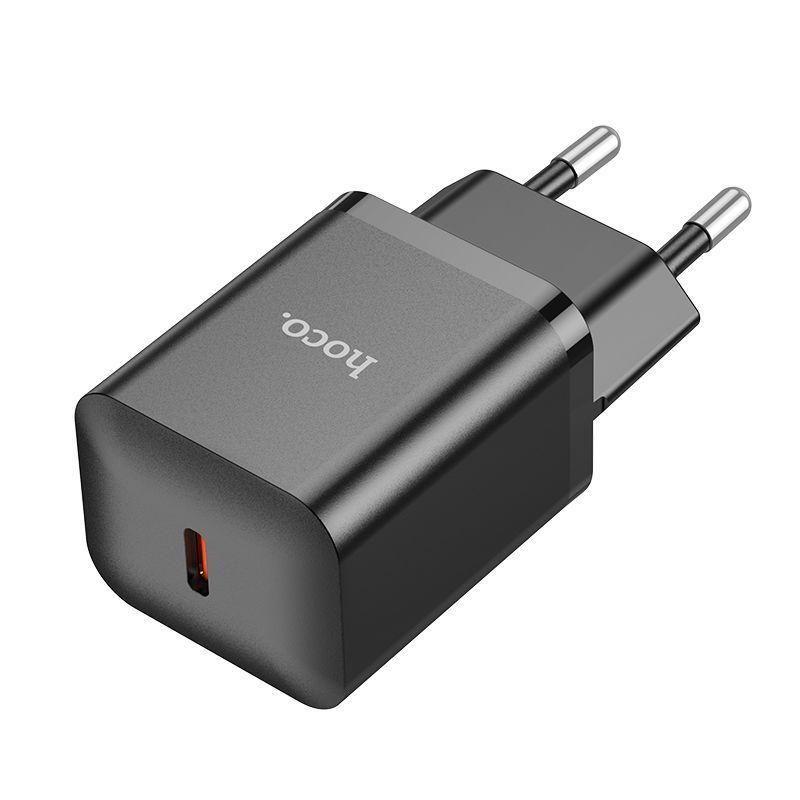 Зарядное устройство сетевое - блок питания HOCO N27, 1 USB Type-C PD20W, черный
