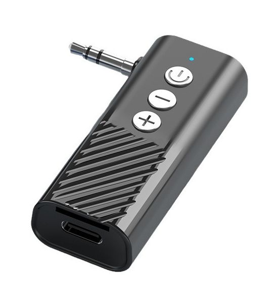 Аудио адаптер D28 приемник-передатчик (TX/RX) Bluetooth v5.3 - AUX 3.5мм, картридер TF, для дома и автомобиля, громкая связь (handsfree)