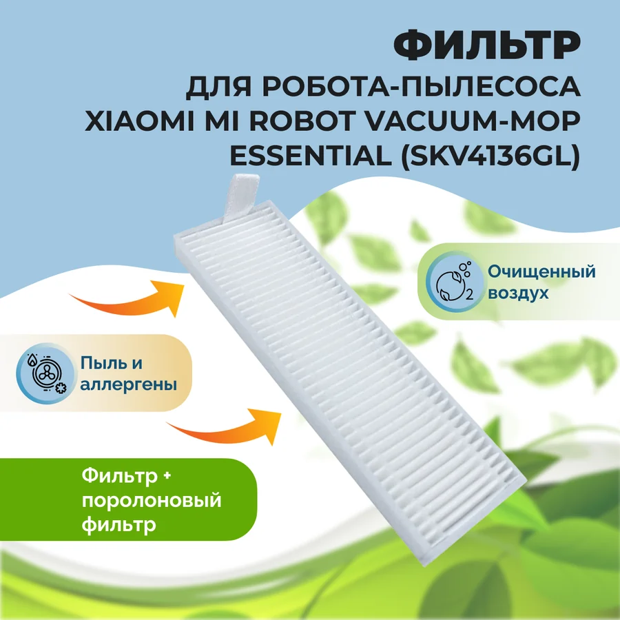 Фильтр для робота-пылесоса Xiaomi Mi Robot Vacuum-Mop Essential (SKV4136GL)