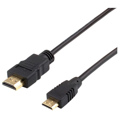 Кабель MiniHDMI - HDMI, папа-папа, 1,5 метра, черный Кабель MiniHDMI - HDMI, папа-папа, 1,5 метра, черный