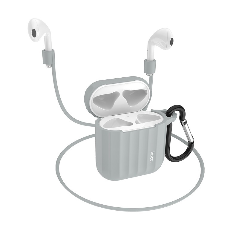 Чехол HOCO WB10 для наушников APs1/2 силиконовый, серый