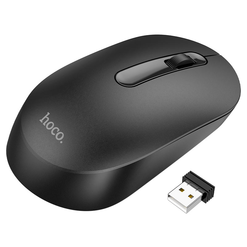 Мышь беспроводная HOCO GM14, 2,4G, 1200dpi, черный