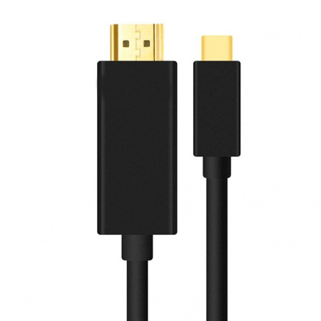 Кабель USB3.1 Type-C - HDMI, UltraHD 4K30Hz, 1,8 метра, черный