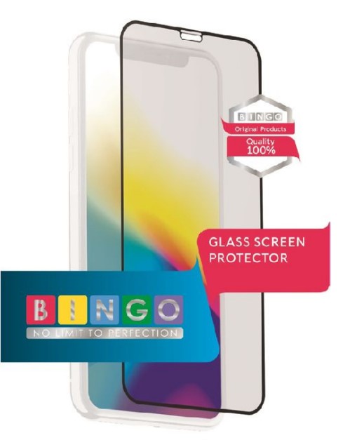 Защитное стекло Bingo Full Silkprint для XIAOMI Redmi Note 13 Pro 4G, черное