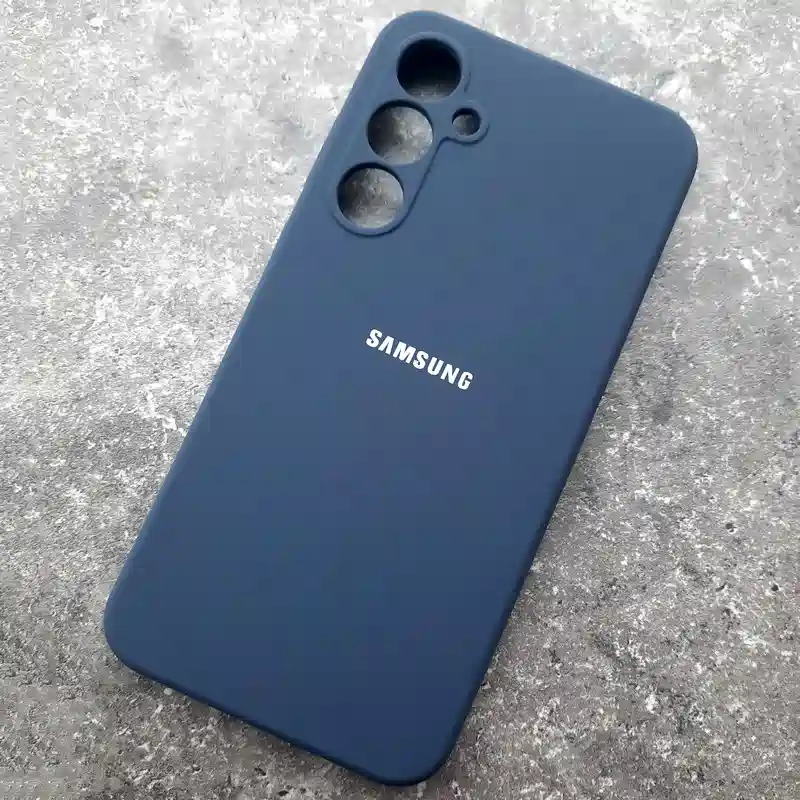 Чехол - бампер для SAMSUNG A35, Bingo Silicone Case, темно-синий