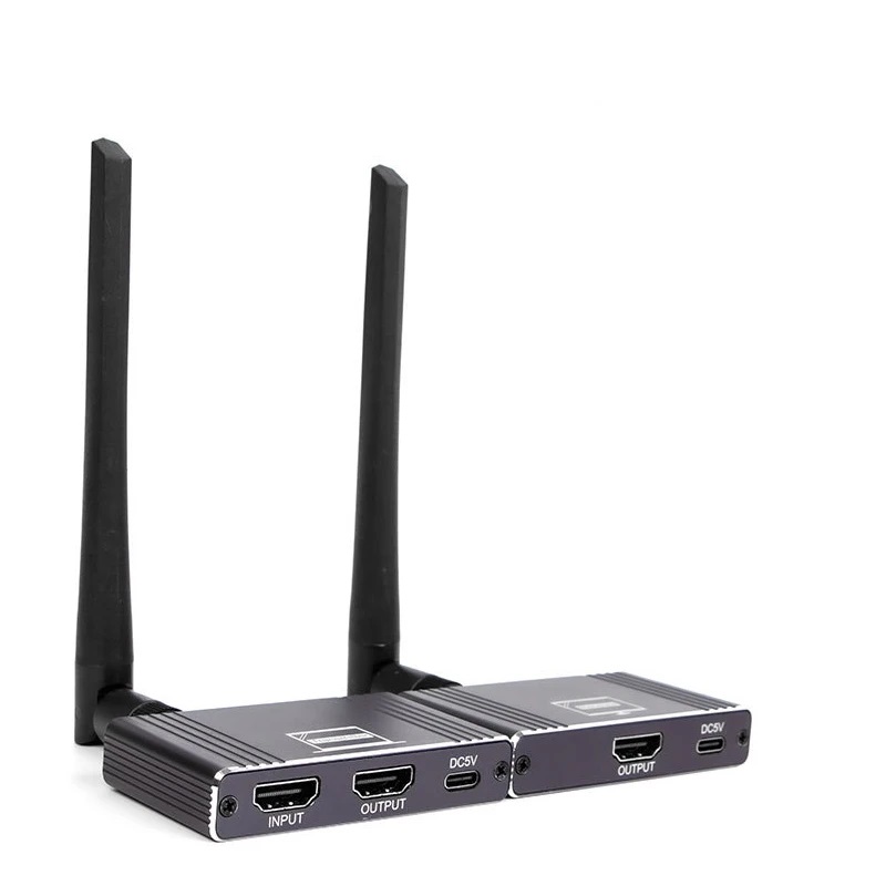 Удлинитель сигнала HDMI по Wi-Fi до 500 метров, активный, FullHD 1080p, черный