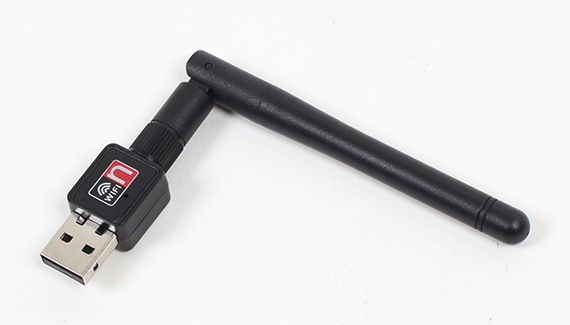 Адаптер - беспроводной Wi-Fi-приемник USB2.0, антенна, до 150 Мбит/с, 2.4GHz