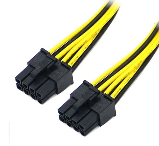 Кабель - переходник 6+2 pin - 2х 6+2 pin (20 AVG)