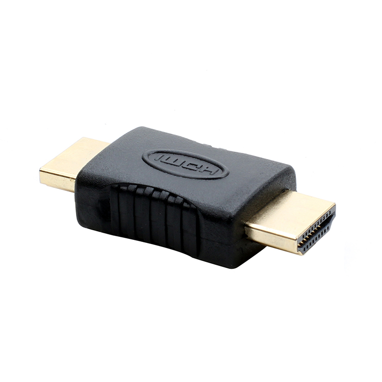 Адаптер - переходник HDMI - HDMI, папа-папа, черный