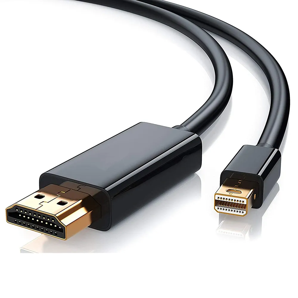 Кабель Mini DisplayPort - HDMI 4K, папа-папа, 1,8 метра, черный