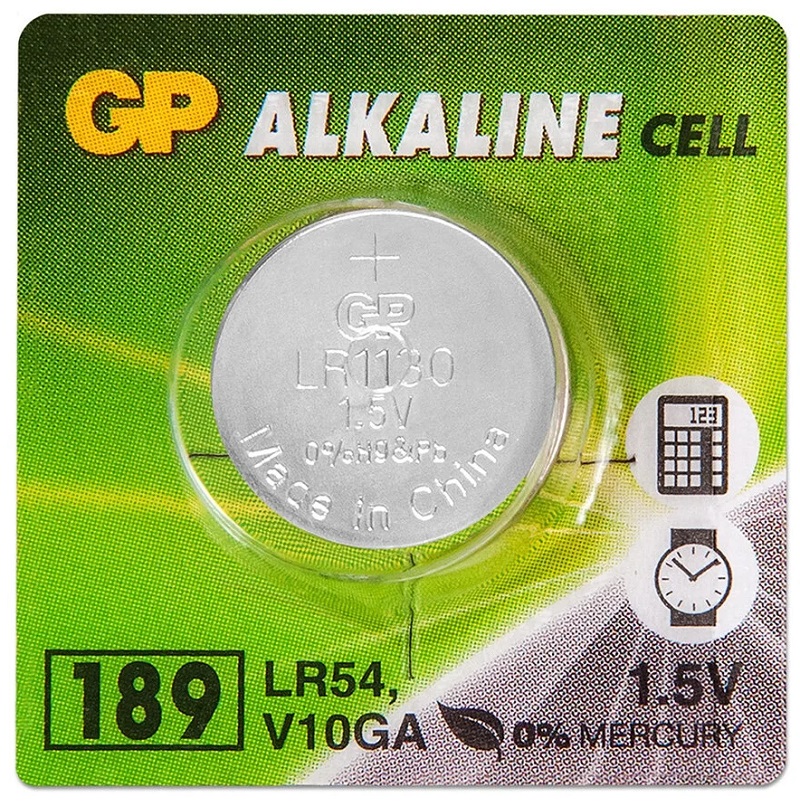 Батарейка часовая - элемент питания GP 189/LR54/AG10/10BP