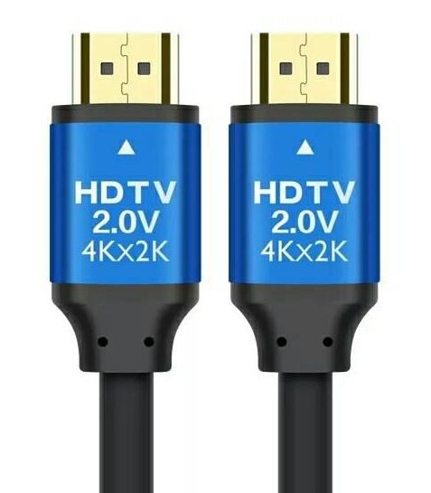 Кабель HDMI - HDMI v2.0, 4K 3D, папа-папа, 8 метров, черный