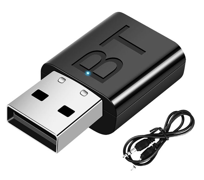 Беспроводной аудио адаптер Bluetooth 5.0 RX/TX, черный