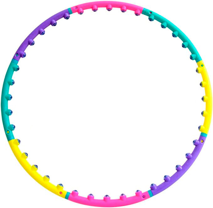 Массажный обруч - разборный магнитный хулахуп для похудения