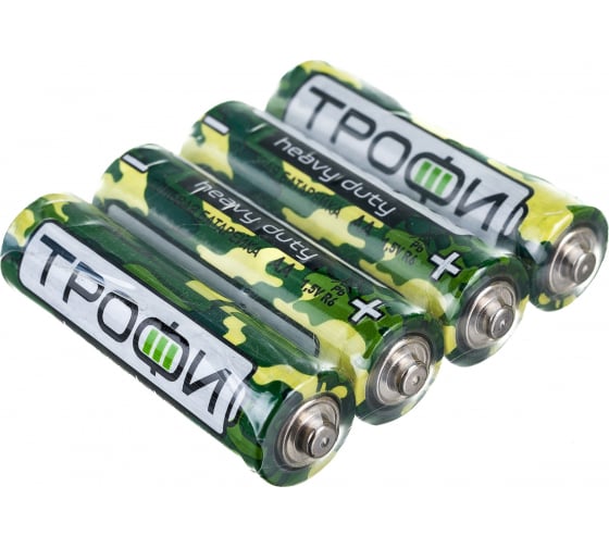 Батарейка - элемент питания Трофи R6-4S Классика 4/60