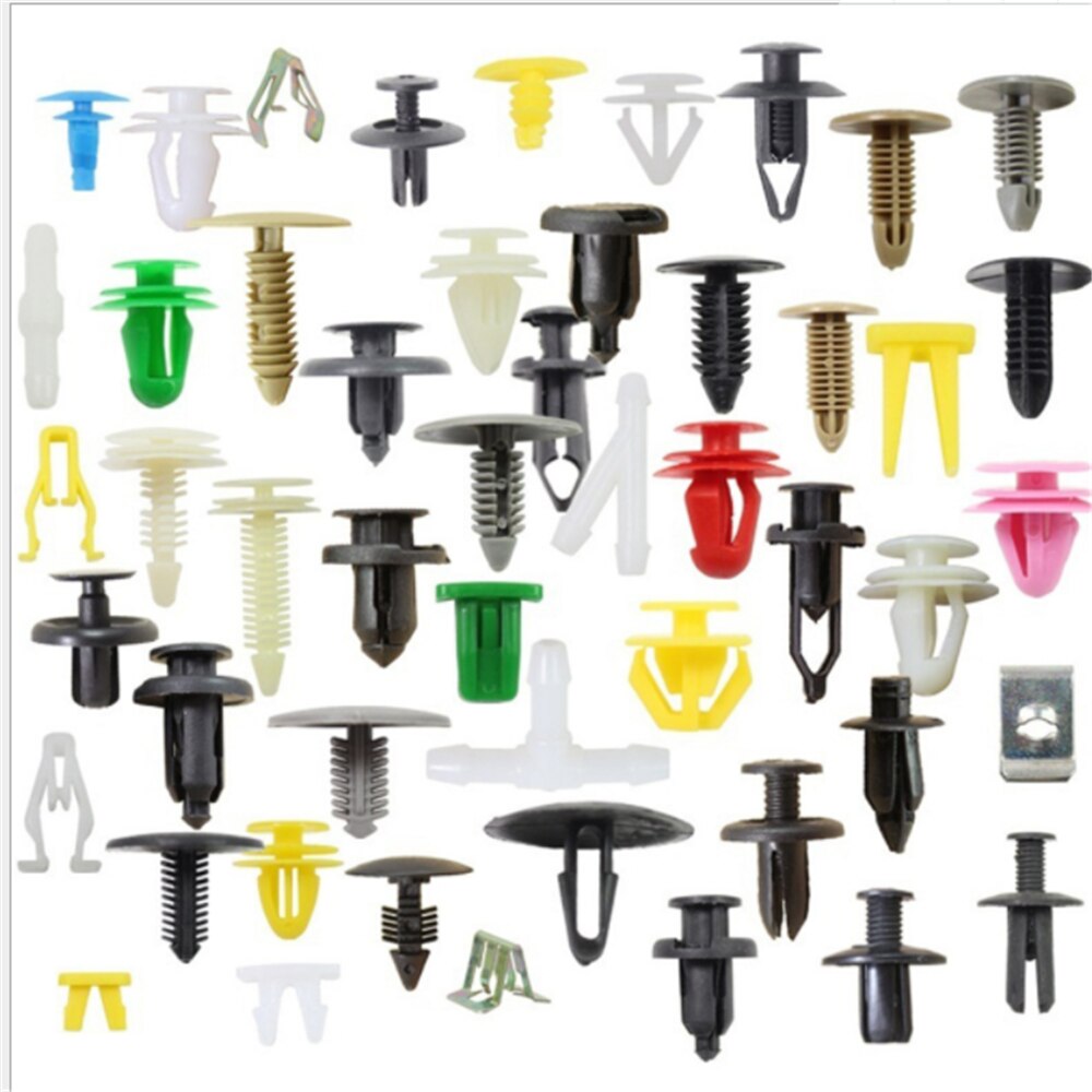 Автомобильные клипсы - заклепки для салона - пистоны, набор 200 штук