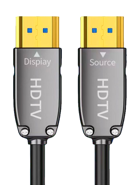 Кабель оптический HDMI v2.2 UltraHD 16K 60Гц / 8K 120Гц / 4K 144Гц, поддержка HDR, ARC, 96 Гбит/с, 20 метров, черный