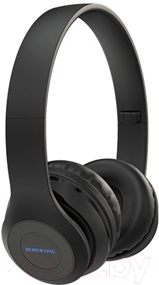 Беспроводные Bluetooth наушники BOROFONE BO4, с микрофоном, черный