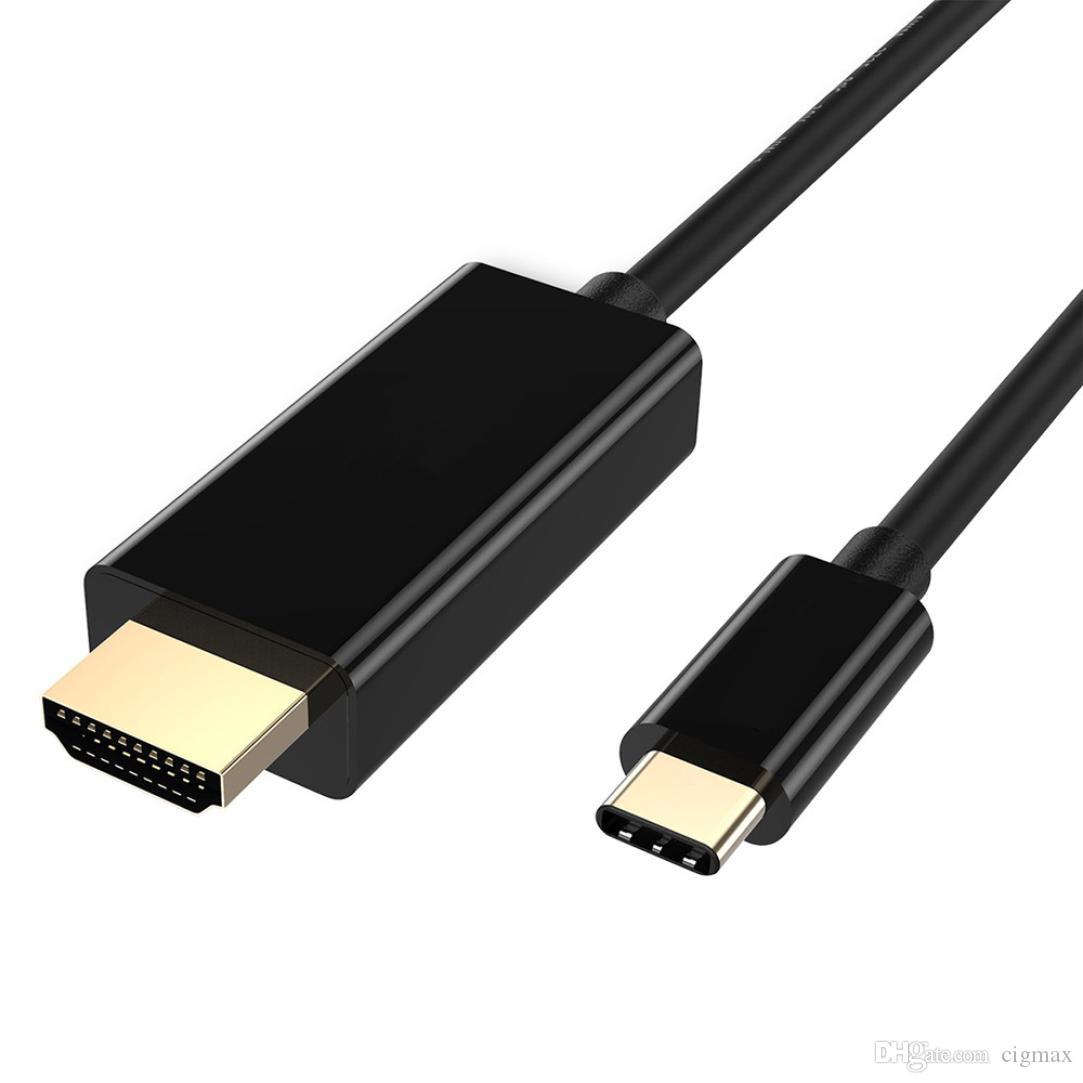 Кабель USB3.1 Type-C - HDMI, UltraHD 4K60Hz, 1,8 метра, черный Кабель USB3.1 Type-C - HDMI, UltraHD 4K60Hz, 1,8 метра, черный