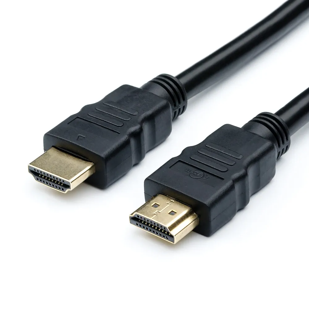 Кабель HDMI - HDMI v1.4, папа-папа, 1 метр, черный Кабель HDMI - HDMI v1.4, папа-папа, 1 метр, черный
