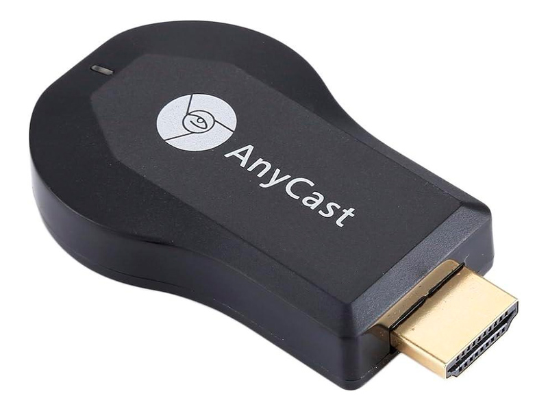 Адаптер - донгл - HDMI WiFi-приемник Anycast M100 4K для подключения смартфона к телевизору, двухдиапазонный - 2.4/5GHz, черный