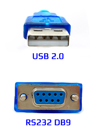 Кабель - переходник USB2.0 - RS232 (DB9), папа-мама, 1,5 метра