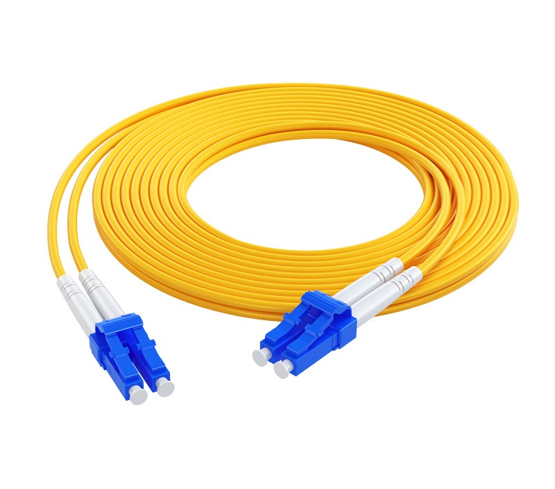 Патч-корд оптический LC/UPC-LC/UPC одномодовый дуплексный (9/125 sm duplex), диаметр 3мм, 2-жильный оболочка G.652D LSZH, 20 метров