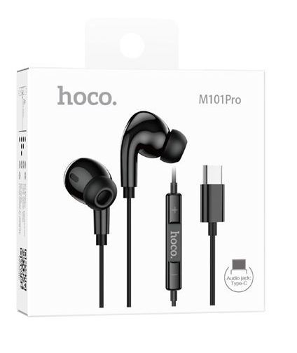 Наушники с микрофоном HOCO M101 Pro, Type-C, черный