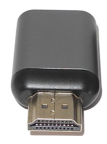 Адаптер - переходник HDMI - USB3.1 Type-С 4K, mini, серый