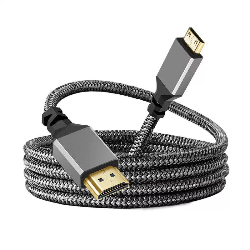 Кабель MiniHDMI - HDMI 4K, папа-папа, 1,5 метра, черный Кабель MiniHDMI - HDMI 4K, папа-папа, 1,5 метра, черный