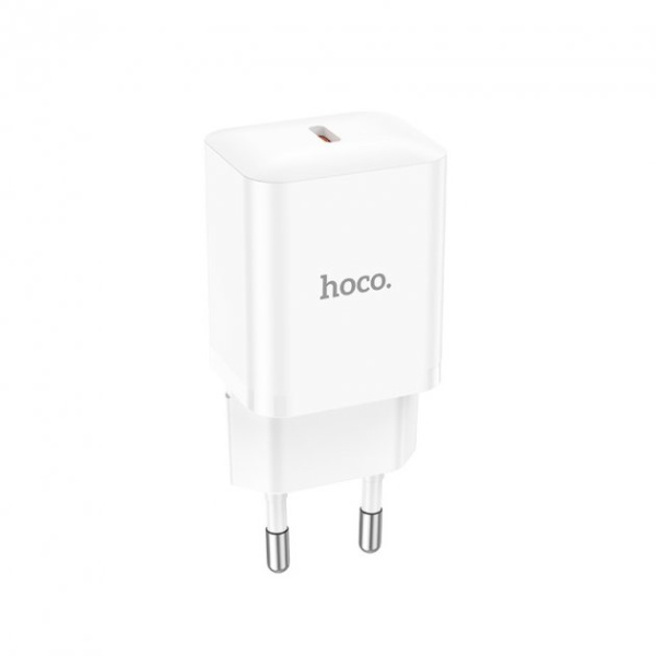 Зарядное устройство сетевое - блок питания HOCO N27, 1 USB Type-C PD20W, белый