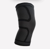 Фиксатор коленного сустава - бандаж на колено - ортопедический эластичный наколенник - спортивная компрессионная нескользящая поддержка для колена, размер XL, серый