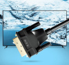 Кабель HDMI - DVI-D UltraHD 4K, папа-папа, 1,5 метра, черный