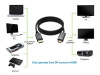 Кабель DisplayPort - HDMI, UltraHD 4K, папа-папа, 1,8 метра, черный