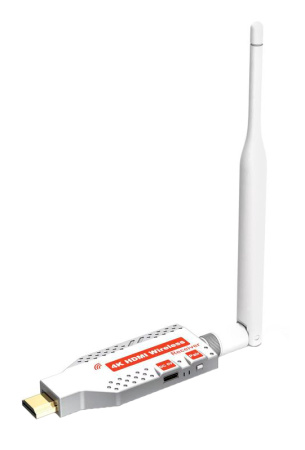 Приемник удлинителя сигнала HDMI по Wi-Fi до 100 метров, активный, UltraHD 4K
