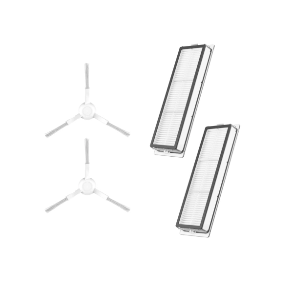 Набор аксессуаров Mini 1 для робота-пылесоса Xiaomi Mijia Mi Robot LDS Vacuum-Mop P (SKV4048), белые боковые щетки