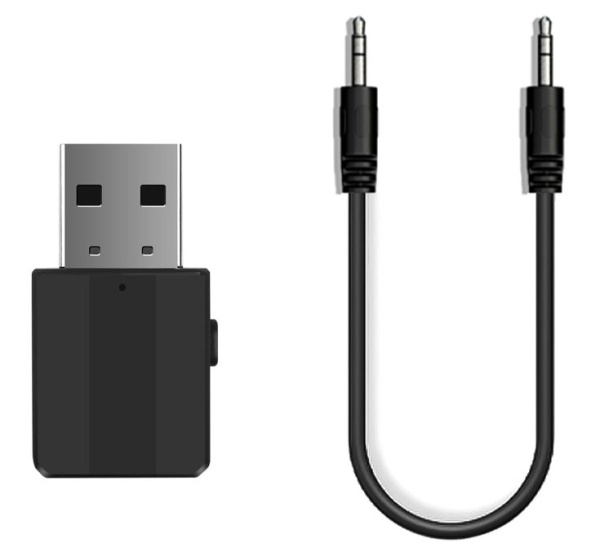 Беспроводной аудио адаптер Bluetooth 5.0 RX/TX, BT-600, черный