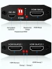 Сплиттер - разветвитель 1×2 HDMI 2.0b – 4K 60Гц, HDCP 2.2, HDR, Scaler (EDID), алюминий, черный