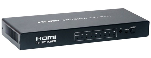 Переключатель - свитч HDMI 8x1, UHD 4K 30Hz