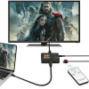 Адаптер - переключатель - свитч 3×1 HDMI, UltraHD 4K 3D, пульт, внешний ИК-датчик, активный, черный