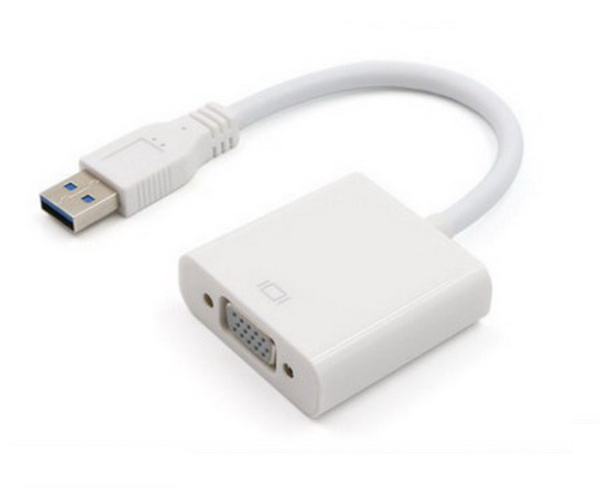 Адаптер - переходник USB3.0 - VGA, черный
