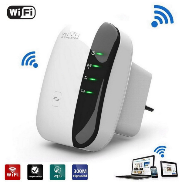 Адаптер - репитер, повторитель, усилитель Wi-Fi сигнала, до 300 Мбит/с, белый