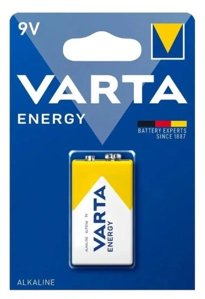 Батарейка - элемент питания VARTA Energy Крона/6LR61/1BP