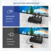 Адаптер – KVM-переключатель 3x3 HDMI 2.1 + DisplayPort 1.4 – 8K 60Гц / 4K 240Гц, USB3.0, jack 3.5мм + MIC, алюминий