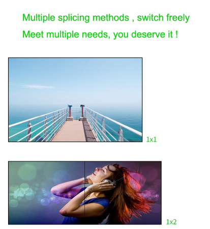 Контроллер видеостены HDMI 4K на 9 экранов 3x3